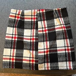 mini checkered skirt